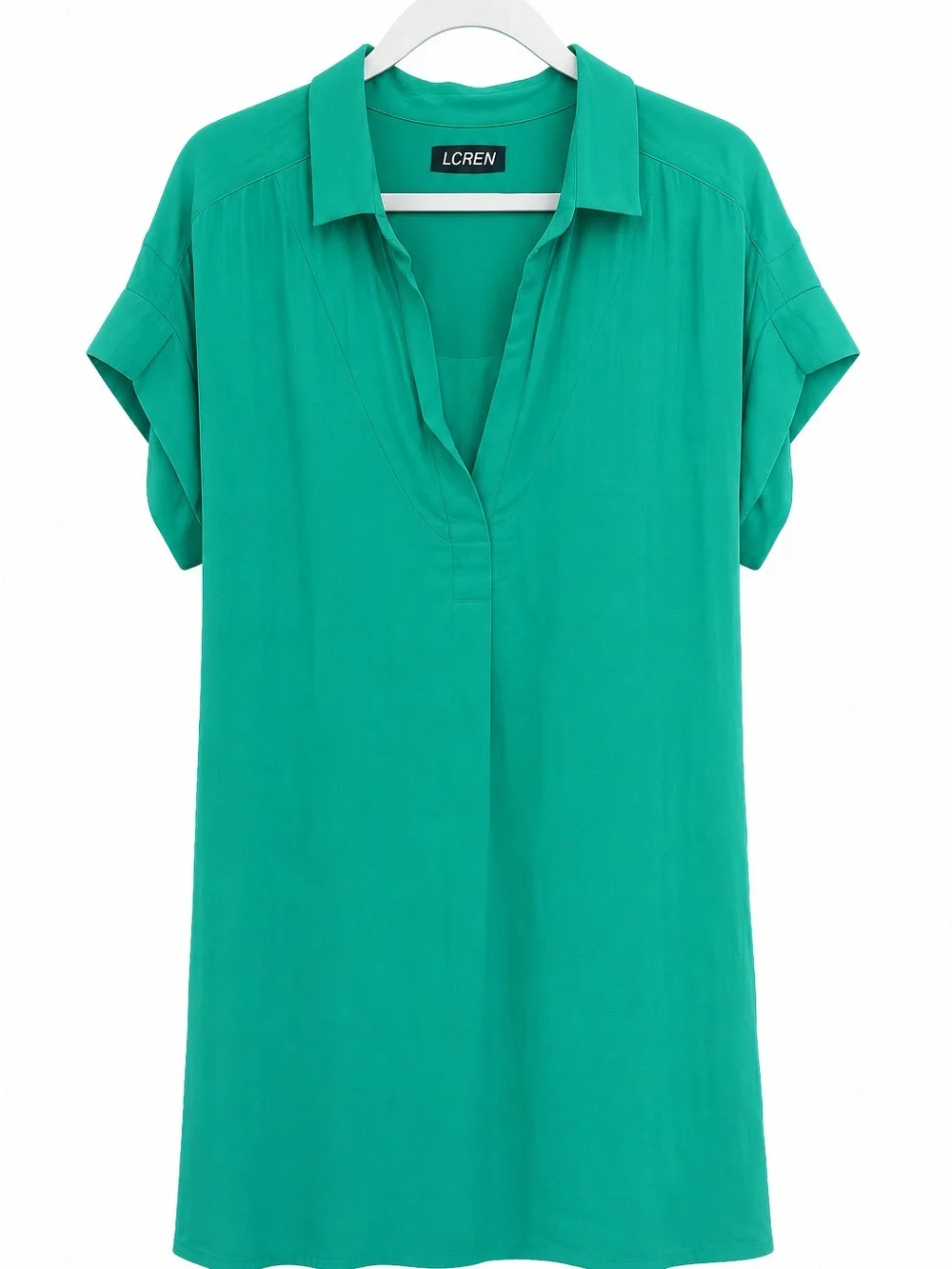 J.Crew V-Neck Shirtdress in Soft Gauze
